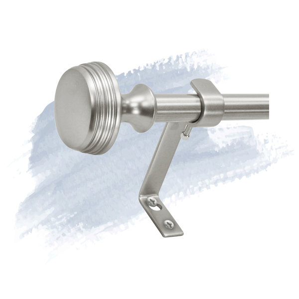 Foundstone Zora Core Curtain Knob Telescoping Drapery Rod Set & Reviews Wayfair